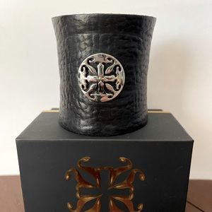 Rustic Cuff 2 inch Lambskin Cuff with RC Logo